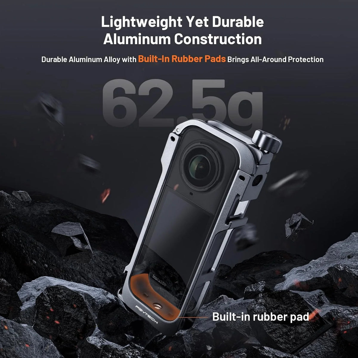 PGYTECH Camera Cage for Insta360 X5 & X4