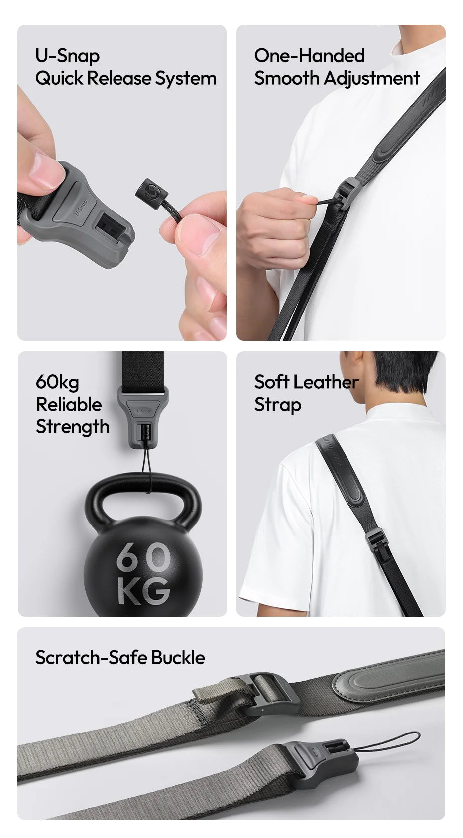 Ulanzi CSS1 U-Snap Quick Release Camera Shoulder Strap