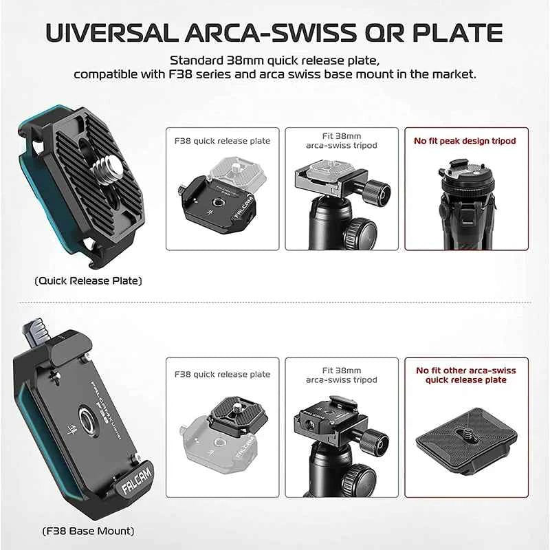 FALCAM F38 Quick Release System for Cameras & Tripods