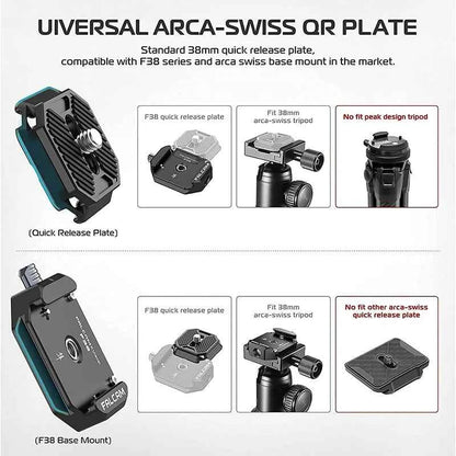 FALCAM F38 Quick Release System for Cameras & Tripods