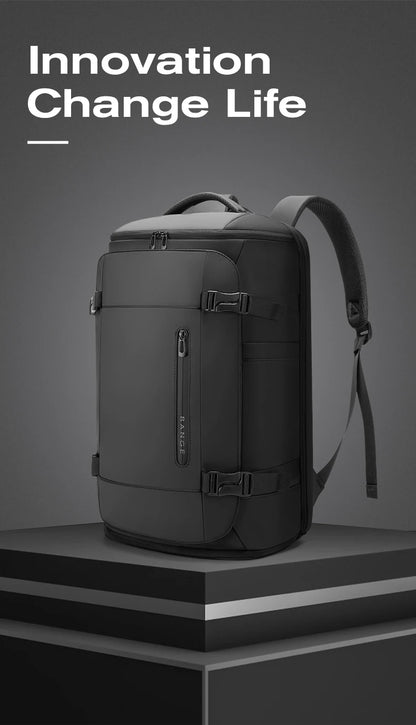 BANGE Large Travel Backpack with Shoe Compartment