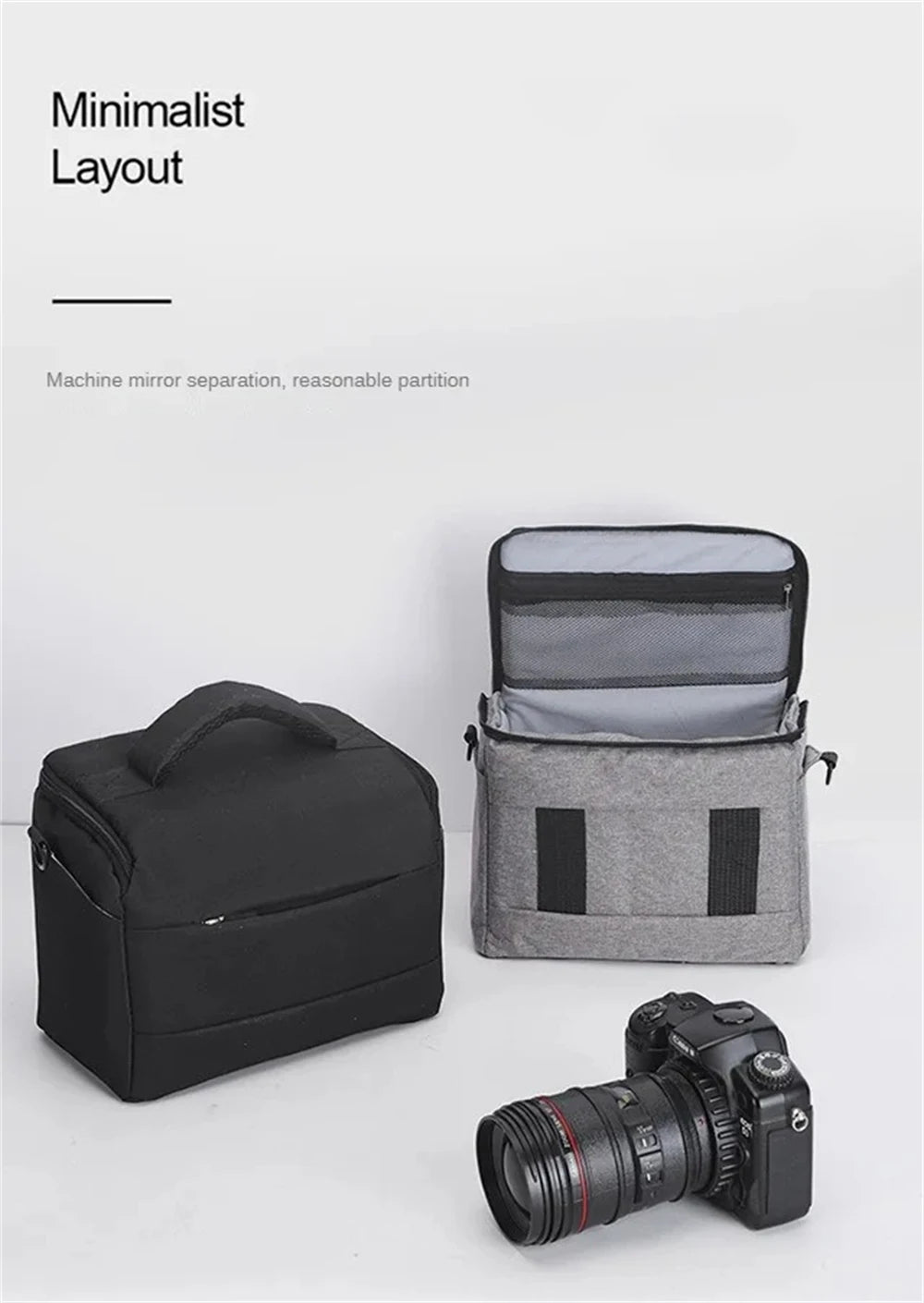 DSLR Crossbody Shoulder Camera Bag