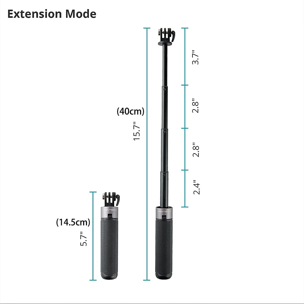 PGYTECH 40cm Extension Pole Tripod