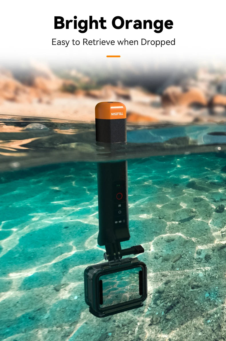 TELESIN Floating Selfie Stick with Remote for GoPro HERO - CameraHUB