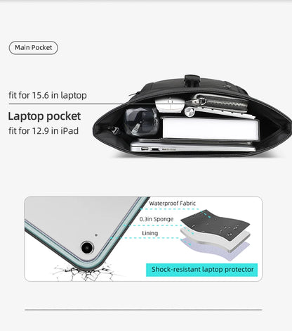 Heroic Knight Expandable Rolltop Laptop Backpack