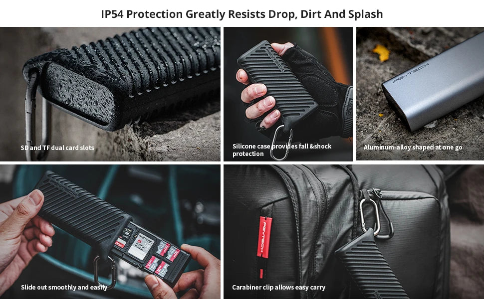 PGYTECH CreateMate High-Speed Card Reader & Storage Case