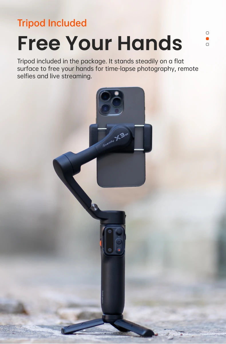 Hohem iSteady X3 SE Foldable Smartphone Gimbal