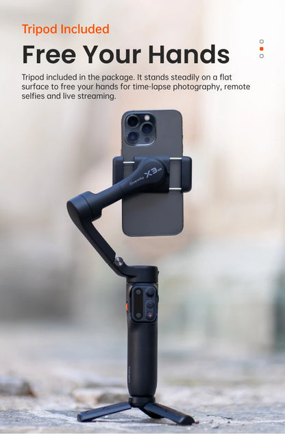 Hohem iSteady X3 SE Foldable Smartphone Gimbal