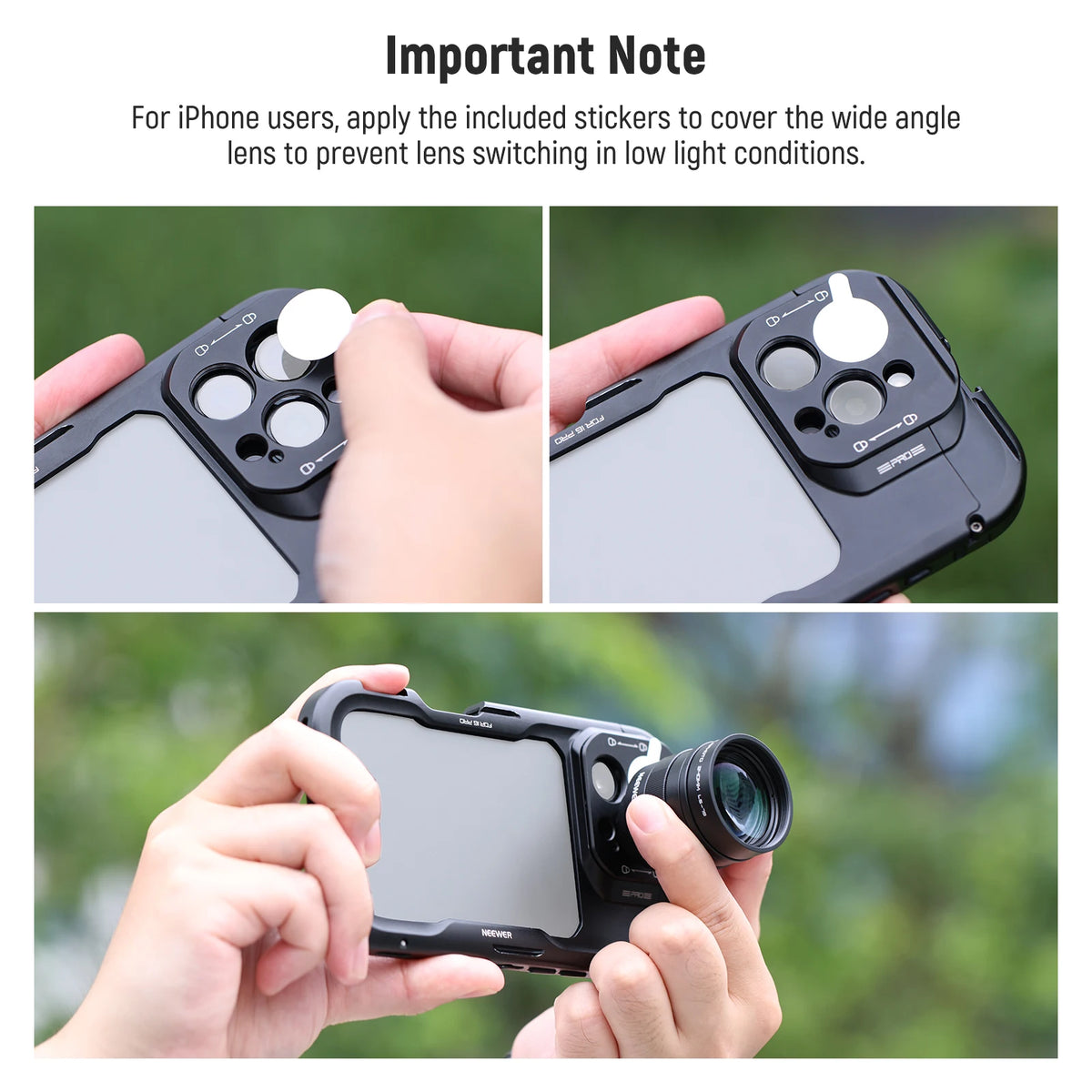 NEEWER 2x Smartphone Telephoto Converter Lens