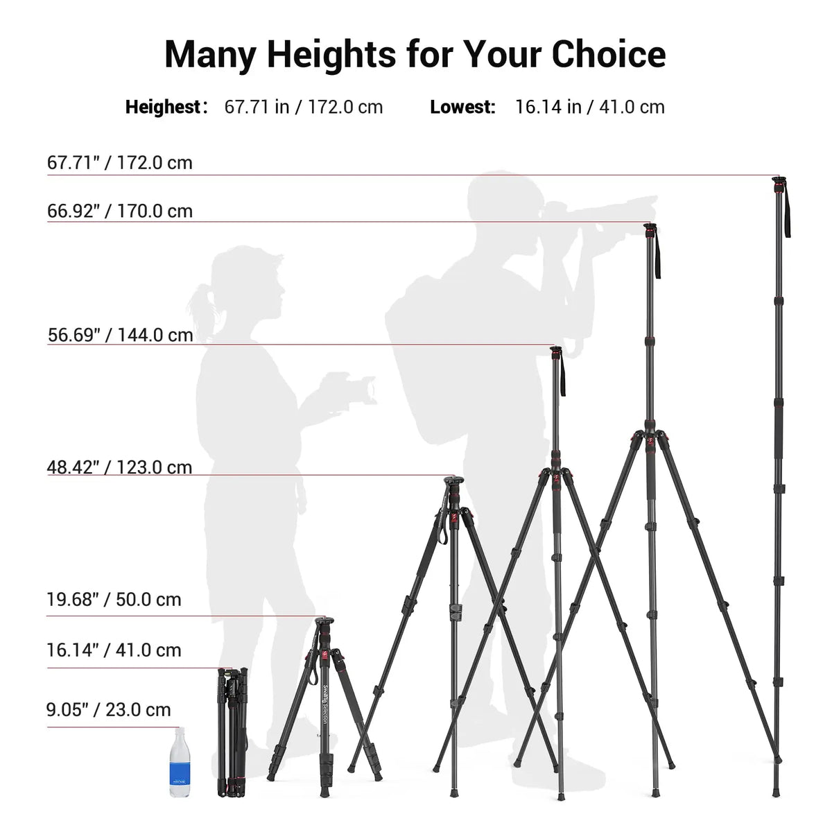 SmallRig Aluminium Camera Tripod – 3983 / 3935