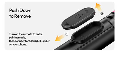 Ulanzi MT-44M Magnetic Selfie Stick & Tripod