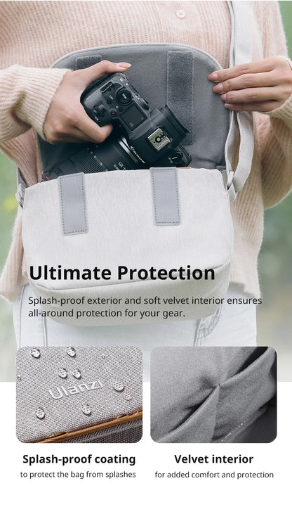 Ulanzi F01 3L Splash-Resistant Camera Sling Bag