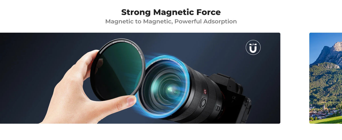 K&F Concept Camera Cleaning Accessory - Magnetic UV / 58mm