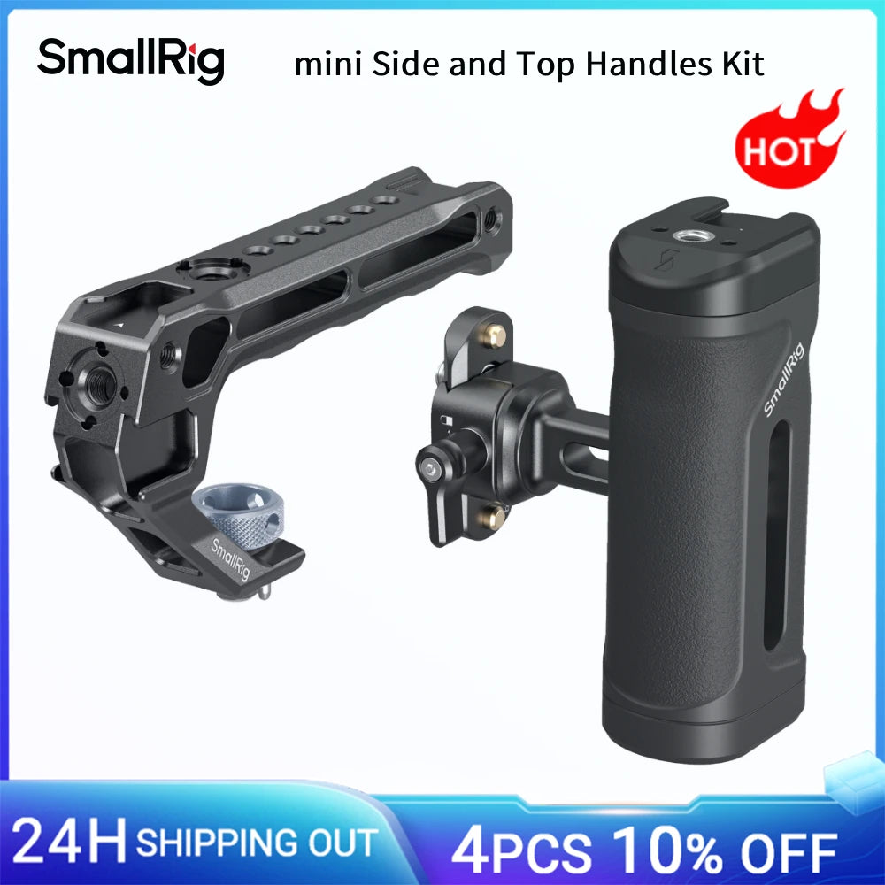 SmallRig Mini Side & Top Handle Kit with NATO Clamp