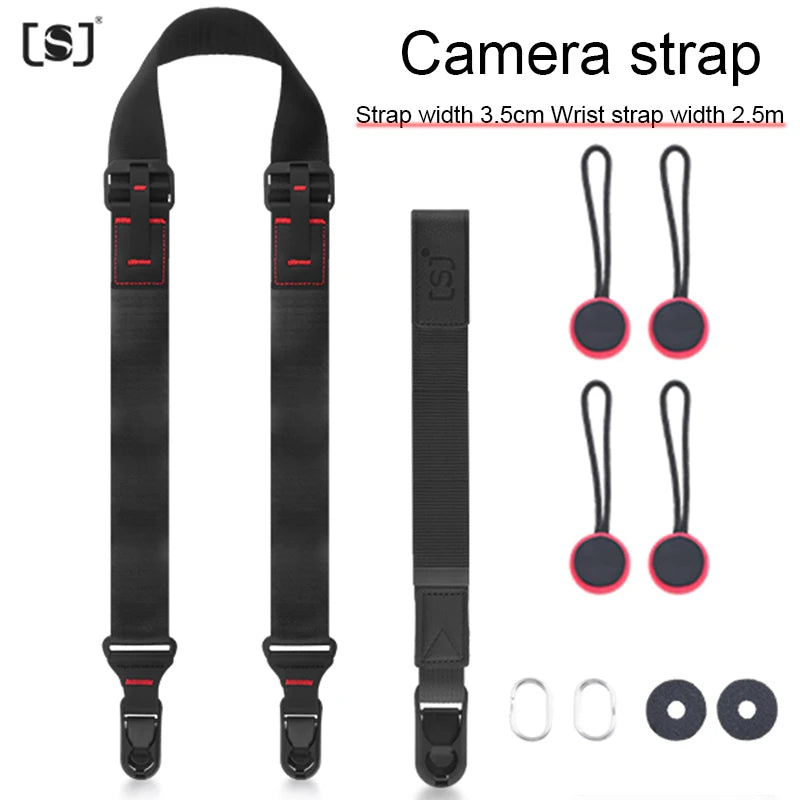 Adjustable Nylon Camera Neck and Shoulder Strap