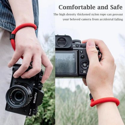 Camera Hub Essentials Compact Rope Camera Wrist Strap - Dark Green