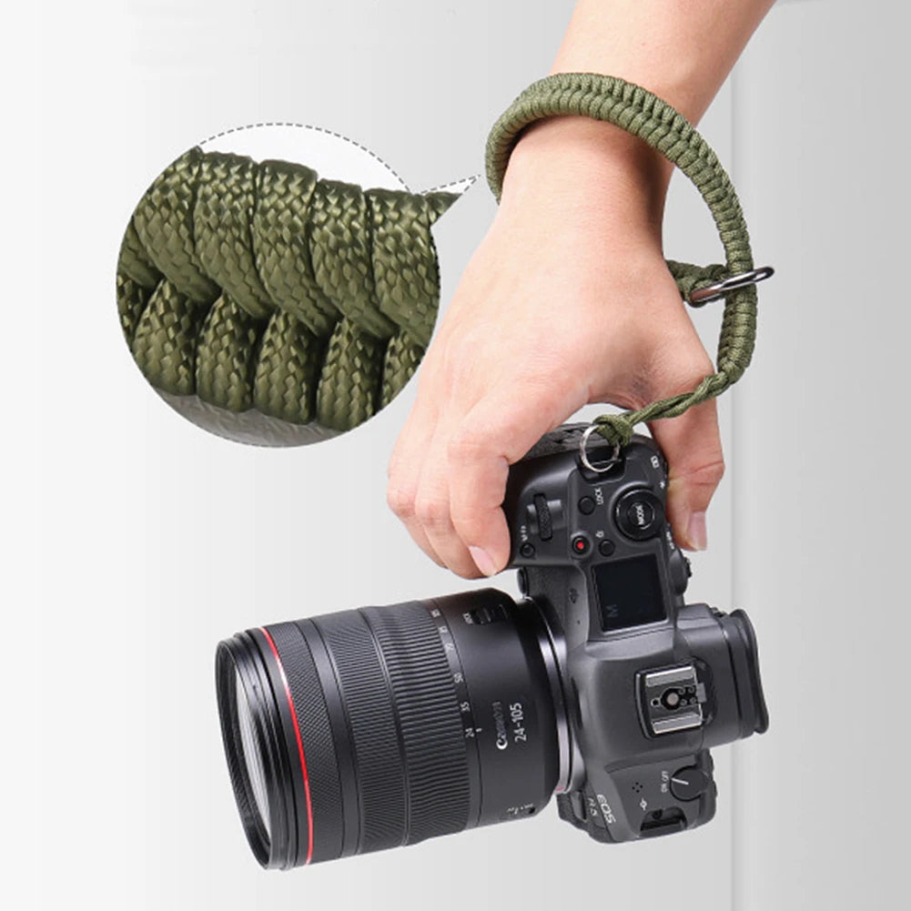 Camera Hub Essentials Paracord Camera Wrist Strap - Army Green 1PCS