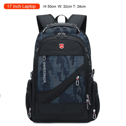 Water-Resistant 17–20-inch Laptop Travel Backpack