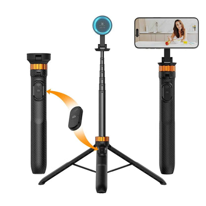 K&F MS19 63 Inch Magnetic Selfie Stick Tripod