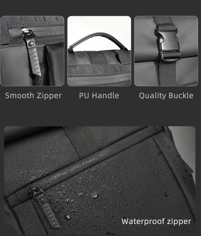 Heroic Knight Expandable Rolltop Laptop Backpack