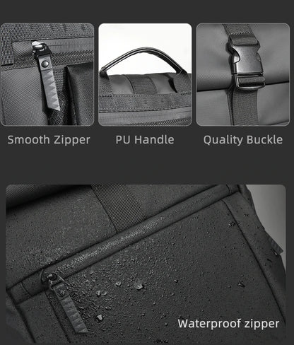 Heroic Knight Expandable Rolltop Laptop Backpack