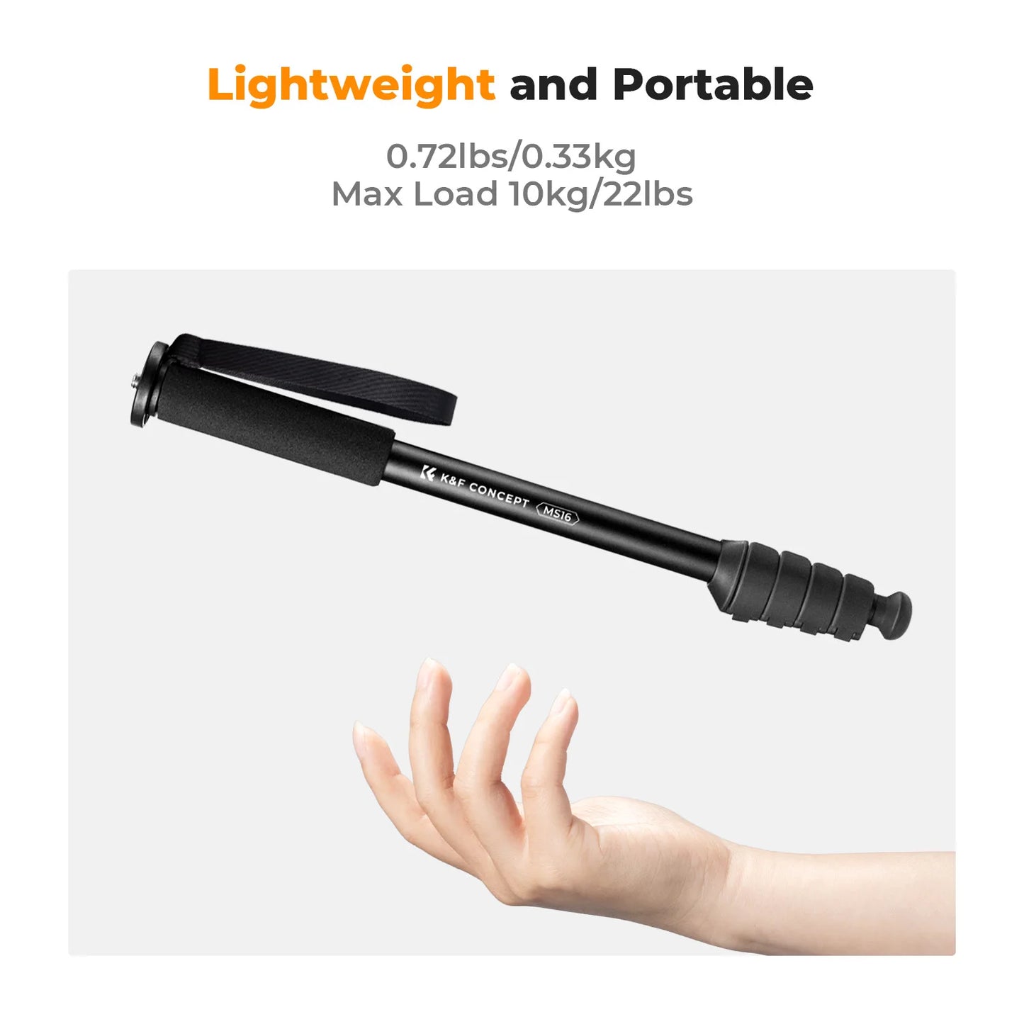 K&F 160cm Aluminium Camera Monopod