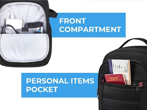BAGSMART Expandable Camera Backpack with 15.6 Inch Laptop Compartment