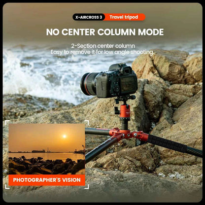 Fotopro X-Aircross 3 Carbon Fibre Travel Tripod
