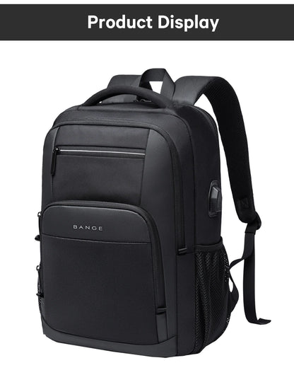 BANGE Lightweight 15.6-Inch USB Laptop Backpack