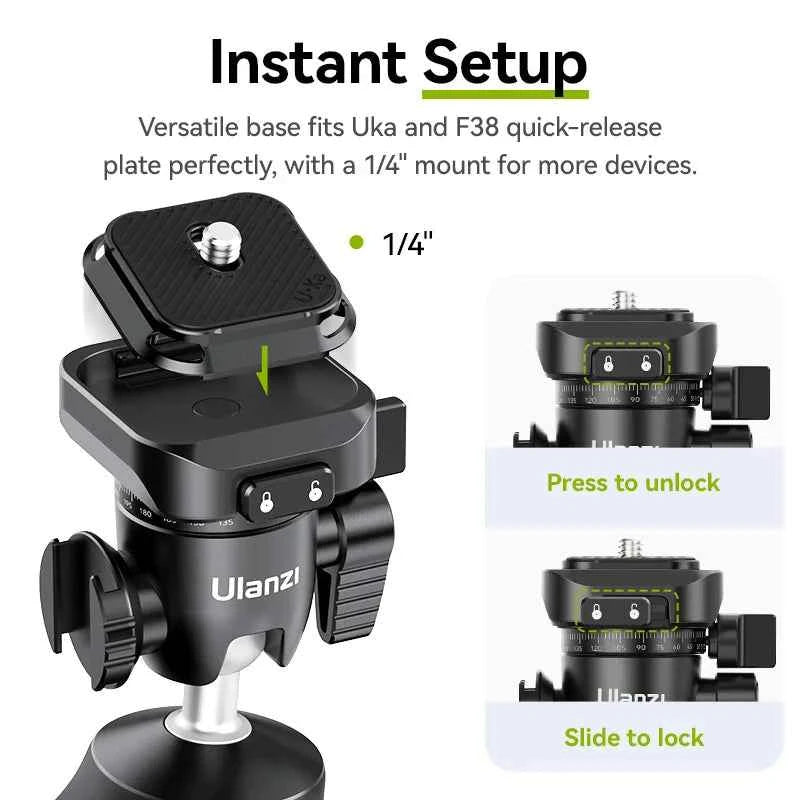 Ulanzi TT38 UKA Quick Release Tripod & Top Handle