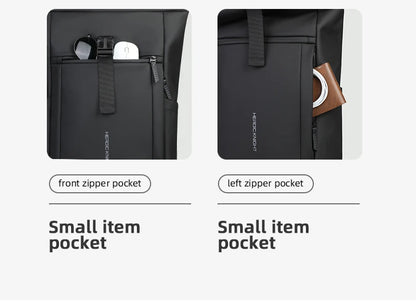Heroic Knight Expandable Rolltop Laptop Backpack