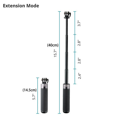 PGYTECH 40cm Action Camera Extension Pole Tripod