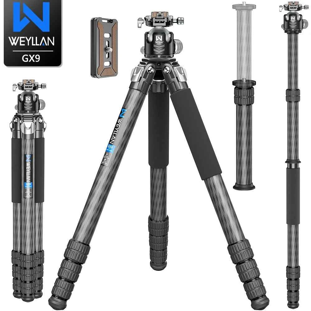 WEYLLAN GX9 Heavy-Duty Carbon Fibre Tripod