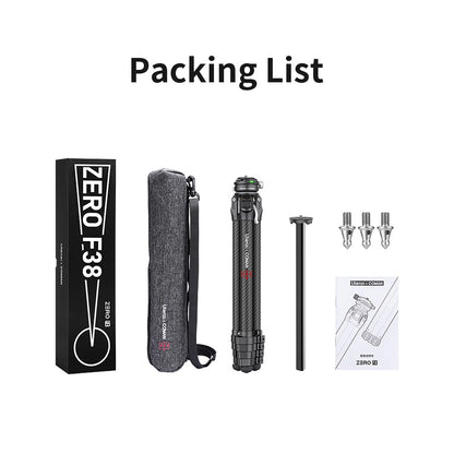 COMAN Zero F38 Carbon Fibre Travel Tripod