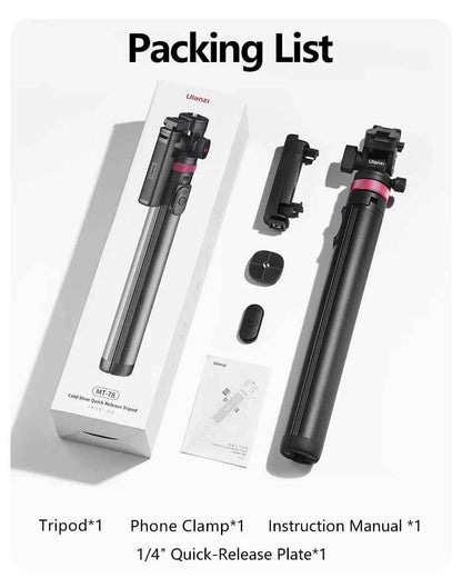 Ulanzi MT-78 Quick Release Tripod with Remote