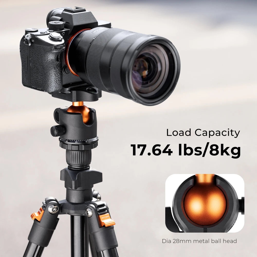 K&F Concept KF09.101 63-Inch Travel Tripod
