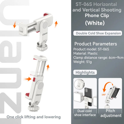 Ulanzi ST-06S Smartphone Tripod Mount - CameraHUB
