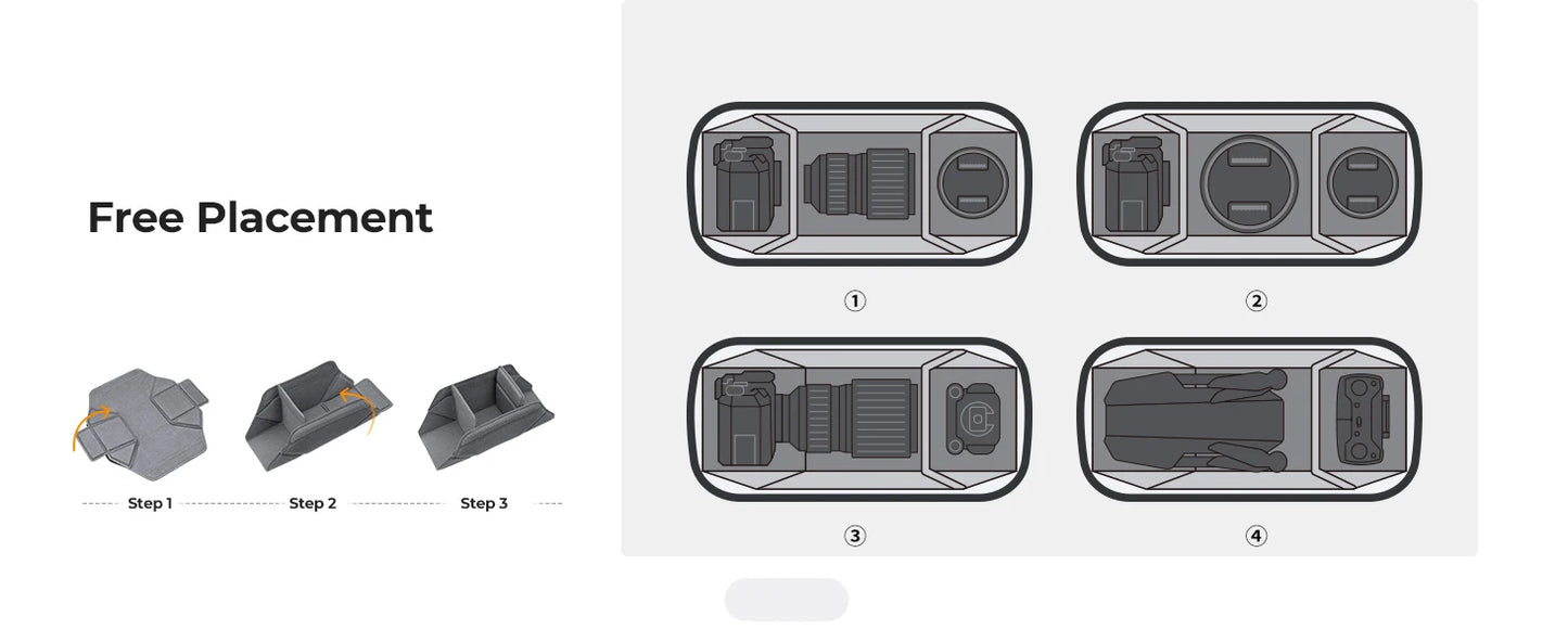 K&F Concept 7L Lightweight Camera Sling Bag