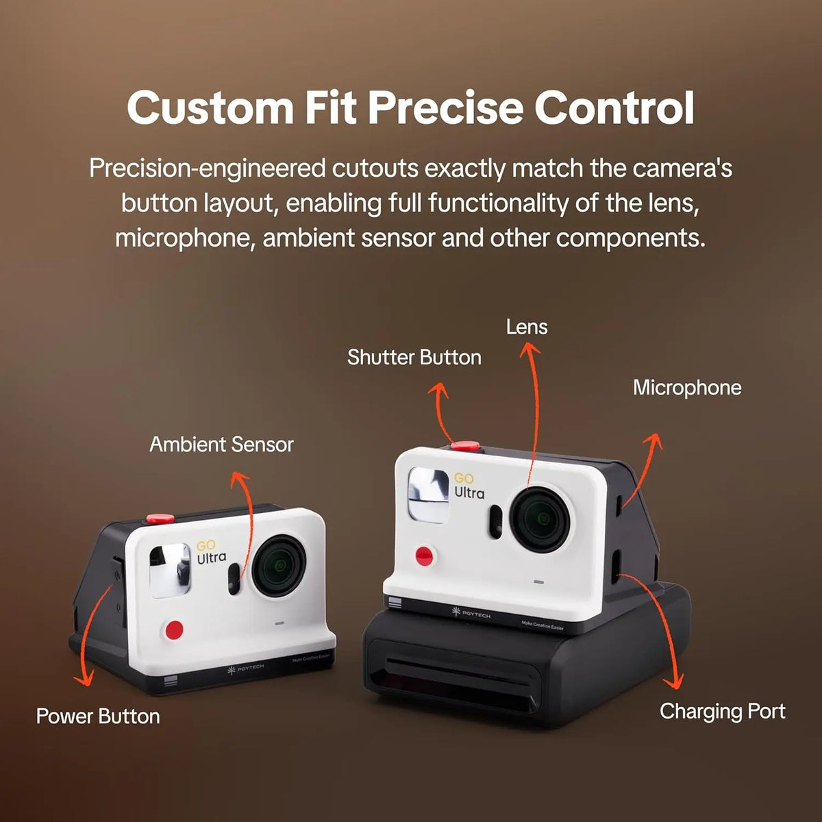 PGYTECH GO Ultra FunCam Case for Insta360 GO Ultra