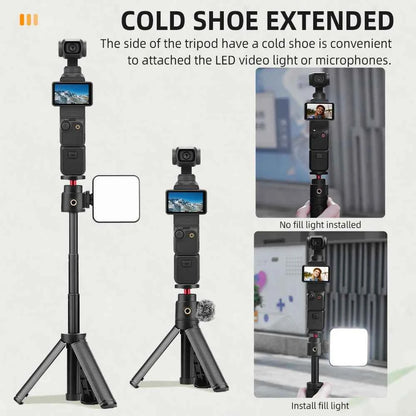 Flymile Extendable Selfie Stick Tripod for Action Cameras