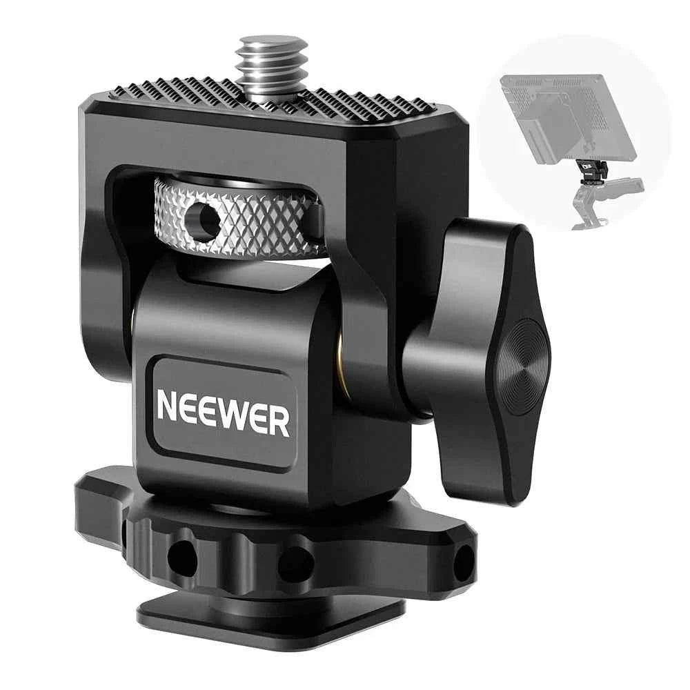 NEEWER Adjustable Camera Monitor Mount with Cold Shoe