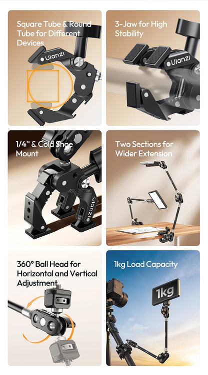 Ulanzi CO78 Super Clamp Magic Arm Kit