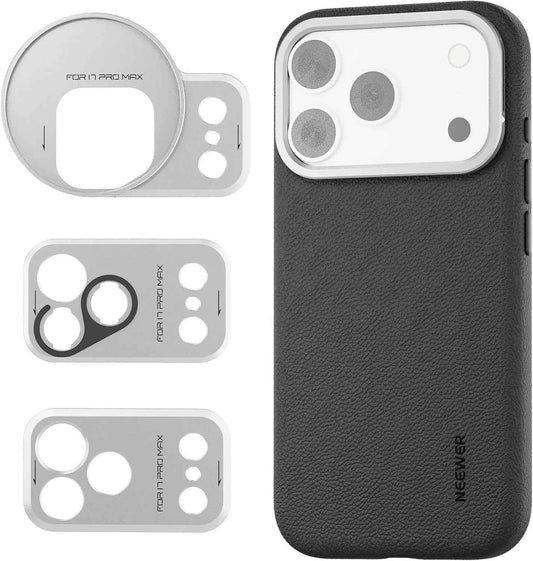 NEEWER Modular Phone Case with 67mm Filter Ring and 17mm Lens Backplate