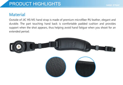 JJC Camera Hand Grip Strap for DSLR and Mirrorless Cameras