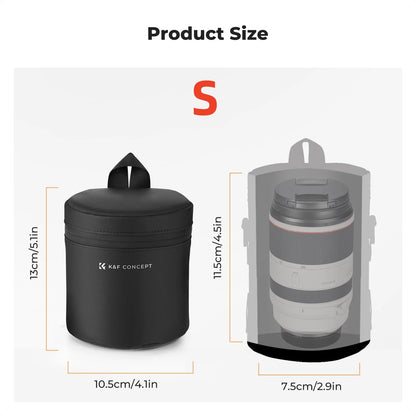 K&F Concept Waterproof Camera Lens Pouch Case