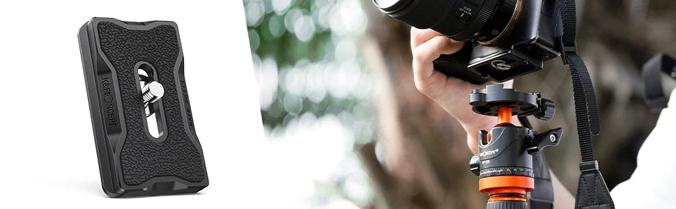 K&F 10kg Metal Tripod Ball Head with Quick Release Plate