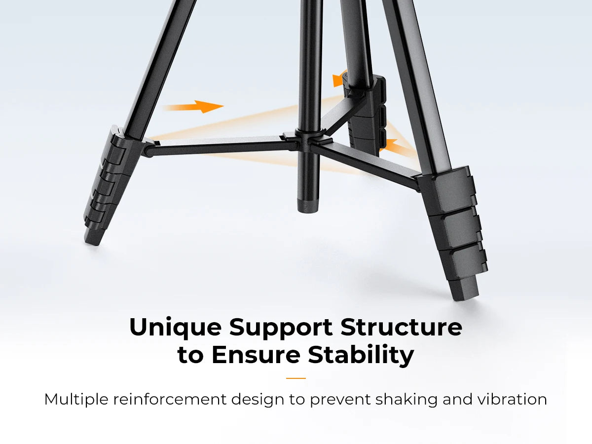 K&F B174A1 152cm Aluminium Tripod with Bluetooth Remote