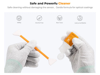 K&F Concept 10-Pack Camera Sensor Cleaning Swab Kit