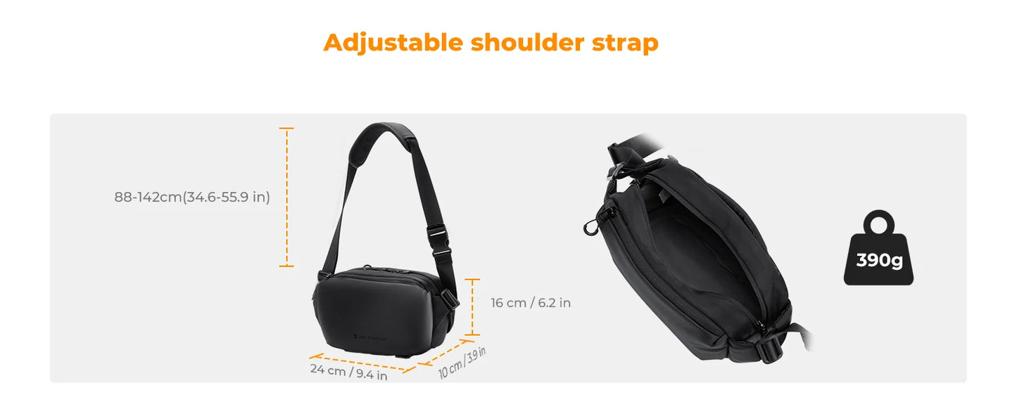 K&F Concept 4L Camera Sling Bag for DSLR & Mirrorless Cameras