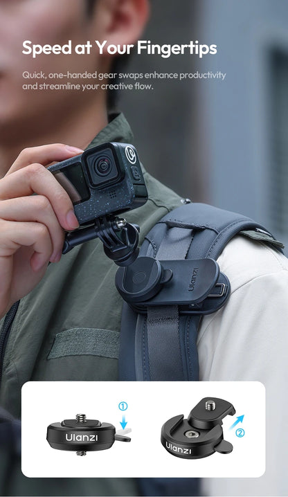 Ulanzi CK02 Backpack Clip Mount for DJI Osmo Pocket